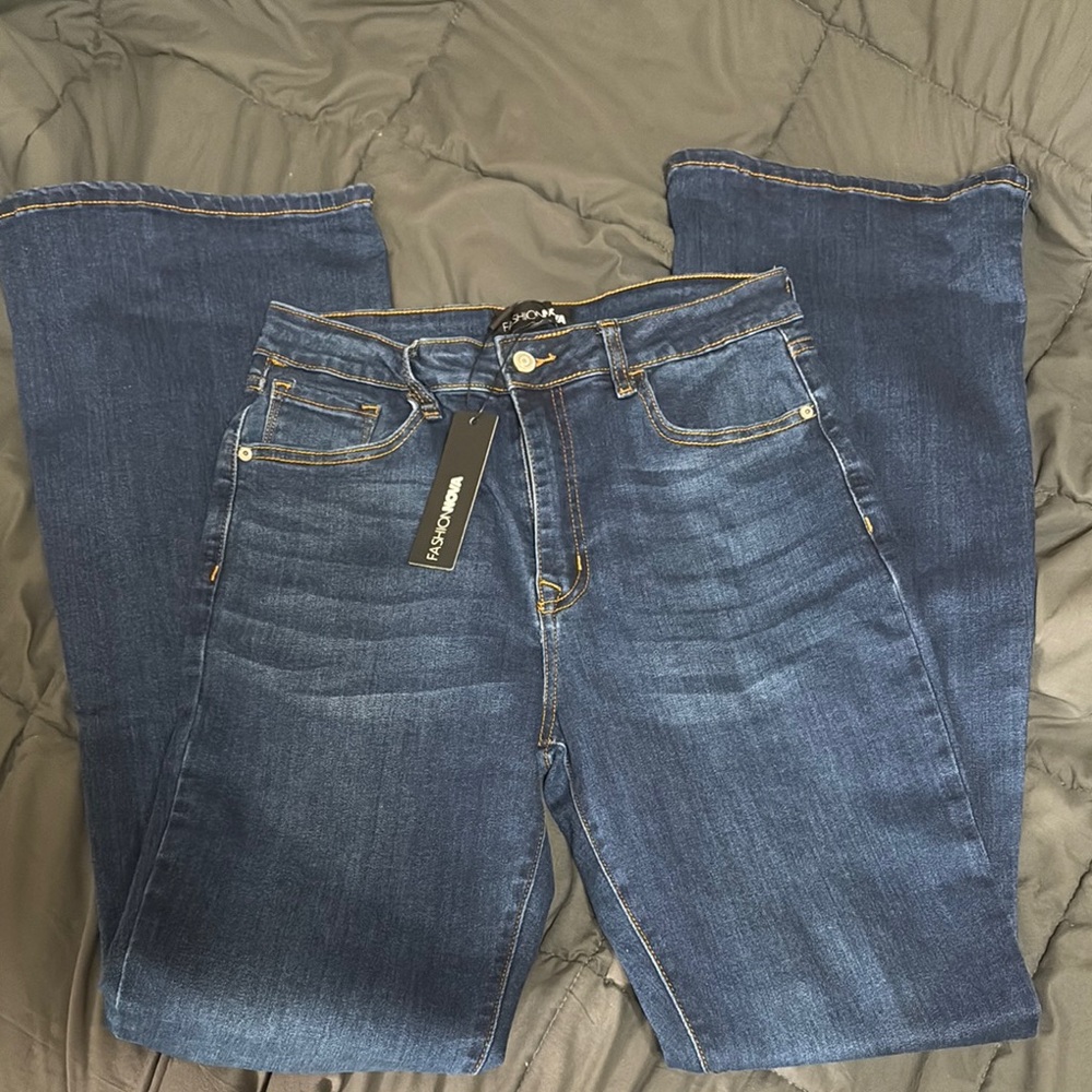 Fashion Nova Tall Affair of the Flare Stretch Jeans